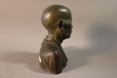 Gaston Hauchecorne (1880-1945),
Buste 
Bronze...