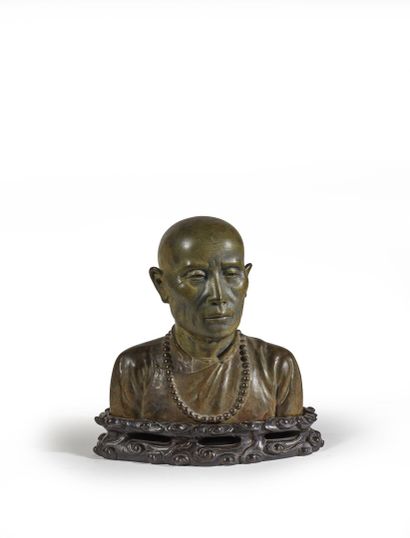 Gaston Hauchecorne (1880-1945),
Buste 
Bronze...