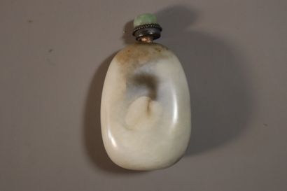 CHINA, 19th century
Set of five jade (nephrite)...