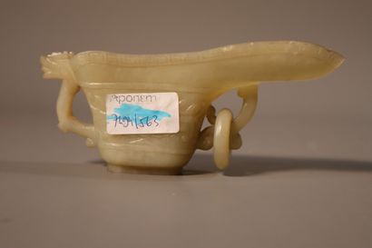 CHINA, 20th century
Archaizing jade (nephrite)...