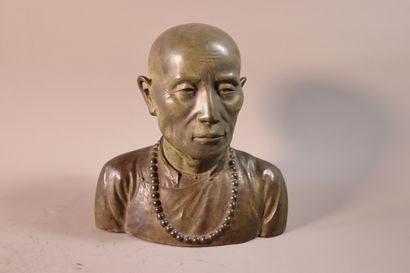 Gaston Hauchecorne (1880-1945),
Buste 
Bronze...