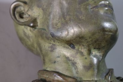 Gaston Hauchecorne (1880-1945),
Buste 
Bronze...