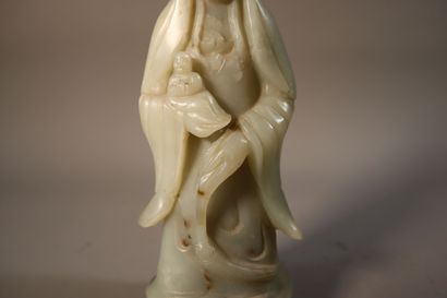 CHINA, circa 1900
Statuette of Guanyin standing...