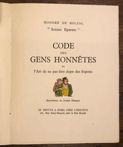 BALZACBALZAC (Honoré de) : Scènes éparses....