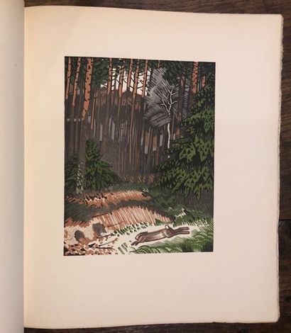 GENEVOIX (Maurice) : Raboliot ; Bois originaux...