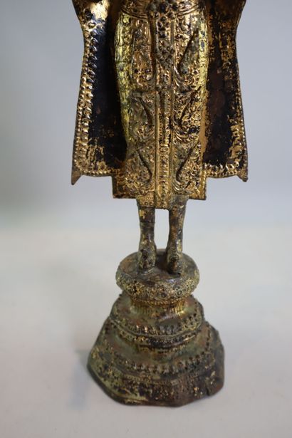 Bouddha ratanakosin, Thaïlande, XIXème siècle.
Bonze...