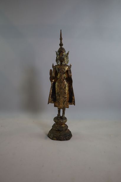 Bouddha ratanakosin, Thaïlande, XIXème siècle.
Bonze...