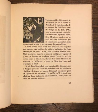 GENEVOIX (Maurice) : Raboliot ; Bois originaux...