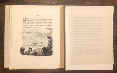 LOT DE 8 ILLUSTRES MODERNES NUMEROTES sous...
