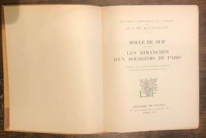 MAUPASSANT (Guy de) : Oeuvres complètes illustrées....