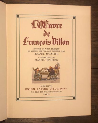 L'Oeuvre de François Villon - Les farces...