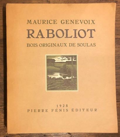 GENEVOIX (Maurice) : Raboliot ; Bois originaux...