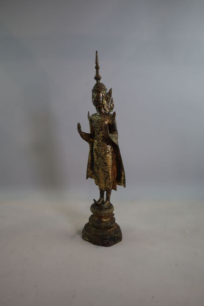 Bouddha ratanakosin, Thaïlande, XIXème siècle.
Bonze...