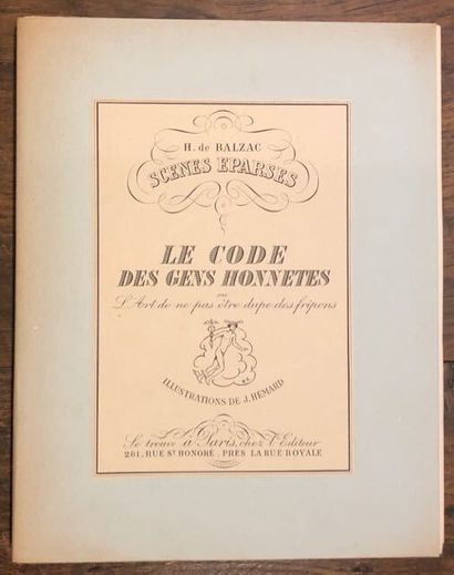 BALZACBALZAC (Honoré de) : Scènes éparses....