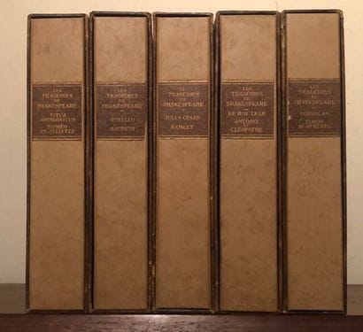 SHAKESPEARE (William) : Les Tragédies, traduites...
