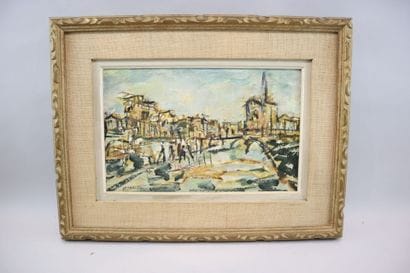 Yona LOTAN (born 1926)
Notre-Dame bridge...