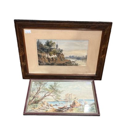 E. PUYO (19th century)
Ile Saint Honorat...