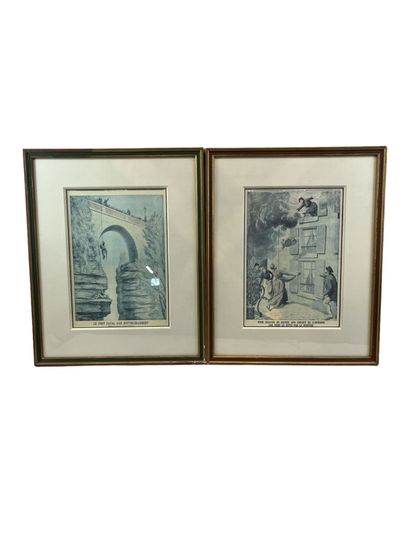 Two illustrations from the Petit Journal...