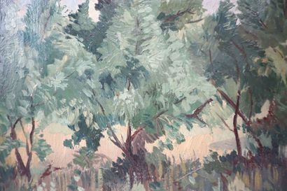 20th century school
Farm landscape and grove
Two...