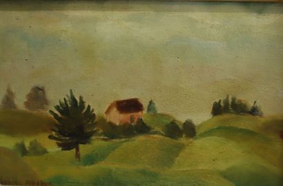 Lot of 5 paintings:
Robert BREITWEISER (Mulhouse...