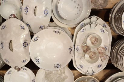 Important limoges crockery and glassware...