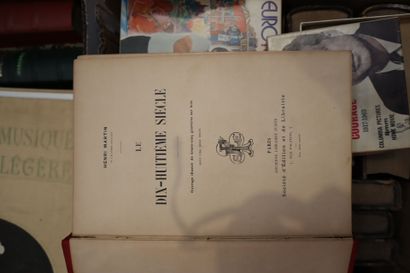 Important collection of books, records and...