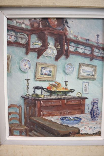 Pierre BONNEROT (1891-1981)
Interior scenes
Pair...