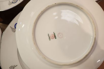 Important limoges crockery and glassware...