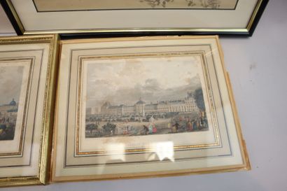 Lot of framed pieces including:
- ROSSEE,...