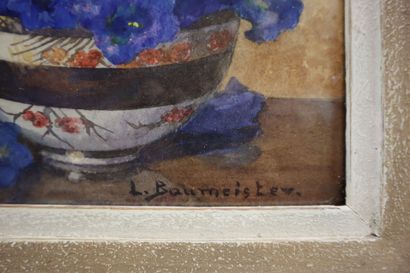 Lot of 5 paintings:
Robert BREITWEISER (Mulhouse...