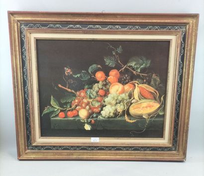 Lot of three paintings:
Late 18th century...