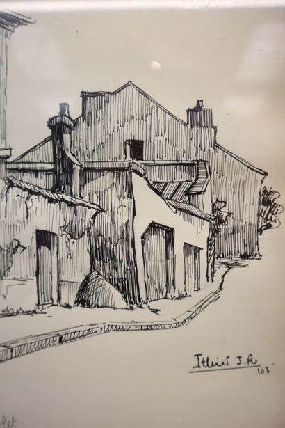 Jean Robert ITHIER (1904-1977)
Old street...