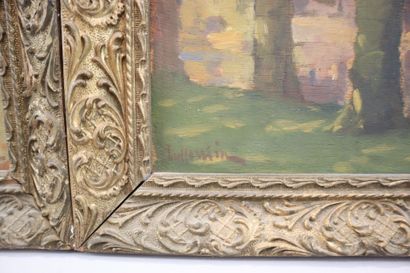 Joseph LAFERRIERE (1867-1954) 
Scene of life,...