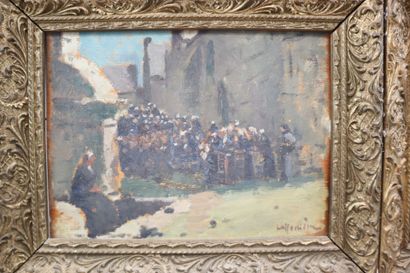 Joseph LAFERRIERE (1867-1954) 
Scene of life,...