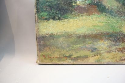 Lot of 5 paintings:
Robert BREITWEISER (Mulhouse...