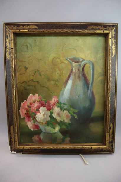 Lot of 5 paintings:
Robert BREITWEISER (Mulhouse...