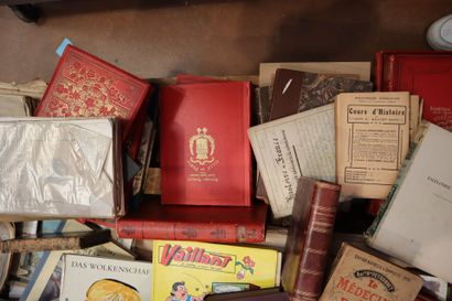 Collection of antique and modern books, comics,...