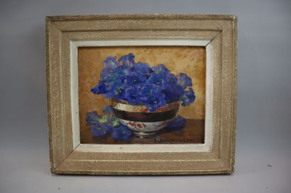 Lot of 5 paintings:
Robert BREITWEISER (Mulhouse...