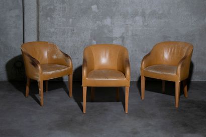 Christian LIAIGRE (born 1943)
Three rounded-back...