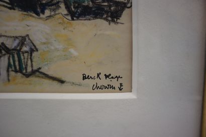 Set of three paintings:
Louis CHERVIN (1905-1969),...
