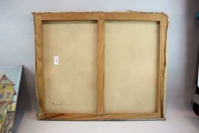 Lot of 5 paintings:
Robert BREITWEISER (Mulhouse...