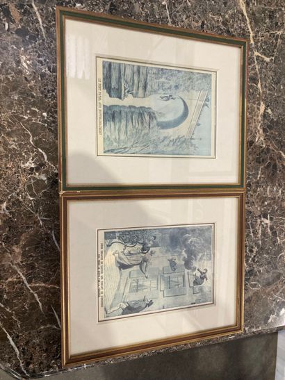 Two illustrations from the Petit Journal...