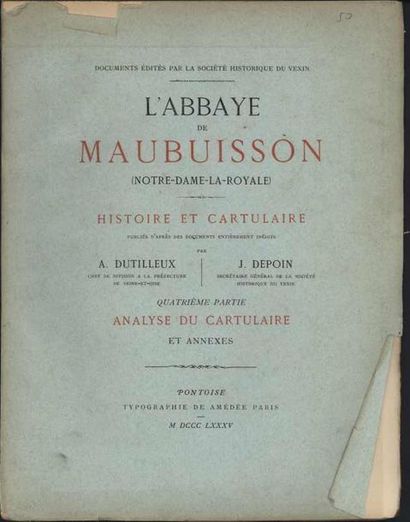 COLLECTIF
«L?Abbaye de Maubuisson Histoire...