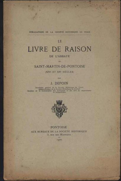 [PONTOISE] DEPOIN J. «Le Livre de raison...