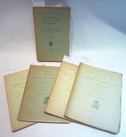 [PONTOISE]. MALLET (Ernest). Registre des...