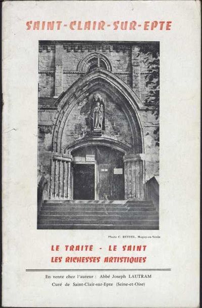 [SAINT-CLAIR-SUR-EPTE] ABBE JOSEPH LAUTRAN...