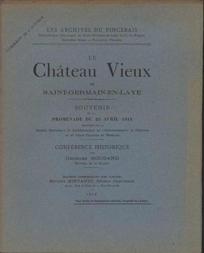 [SAINT-GERMAIN-EN-LAYE] HOUDARD (G.). 