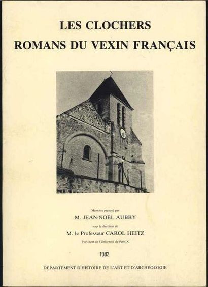 [VEXIN] AUBRY Jean-Noël «Les Clochers romans...