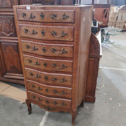 Rosewood weekly cabinet 
7 drawers opening...
