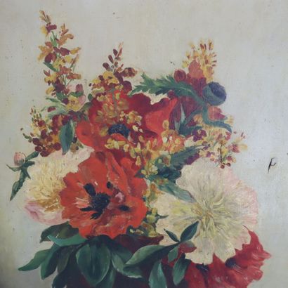 M.L. COLOMAL
Bouquet of flowers
1895
Oil...